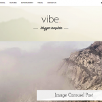 vibe personal blogger template
