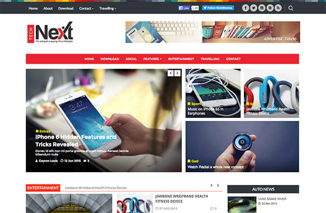 technext-magazine-blogger-template