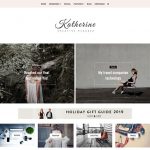 blog blogger template katherine 2019