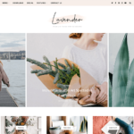 lavender personal blogger template