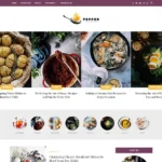 pepper food blog recipe theme