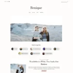 renique feminine blogger template